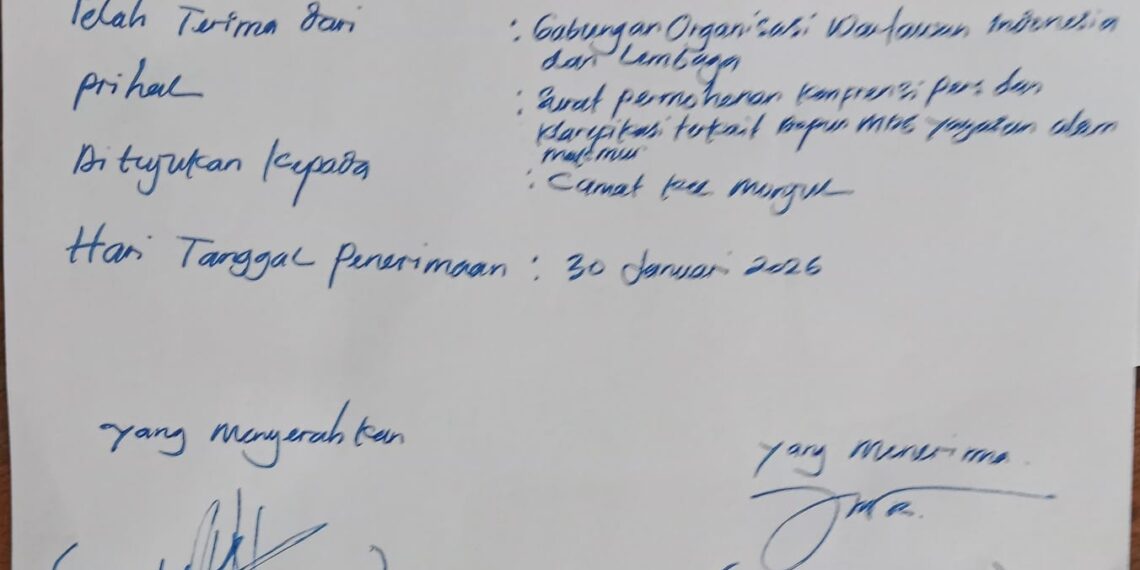 Diduga Tanpa PBG dan IPAL, Dapur MBG di Munjul Tetap Beroperasi Hampir 4 Bulan, GOWI Layangkan Surat Resmi